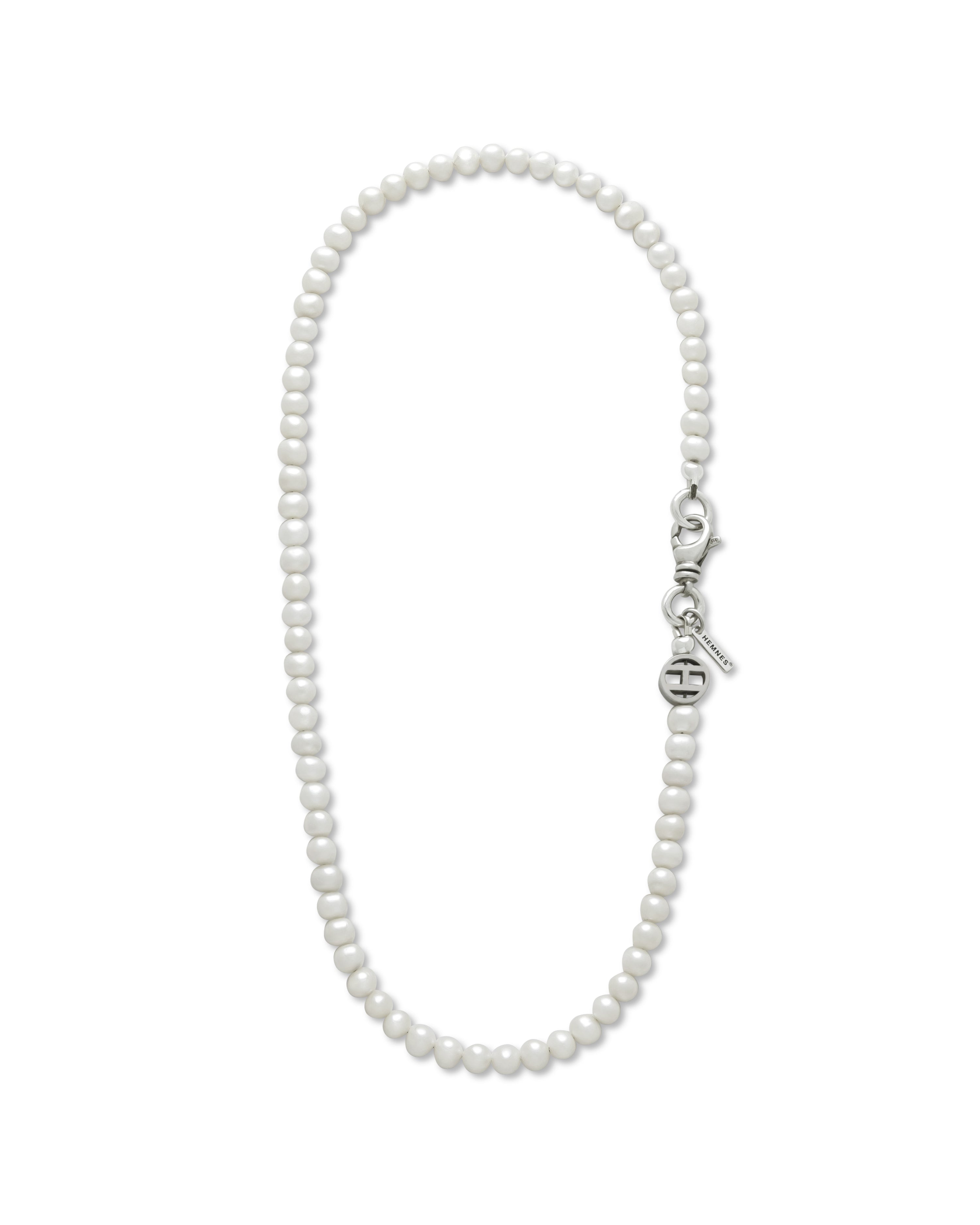 Freshwater Pearl Necklace with 'H' Charm