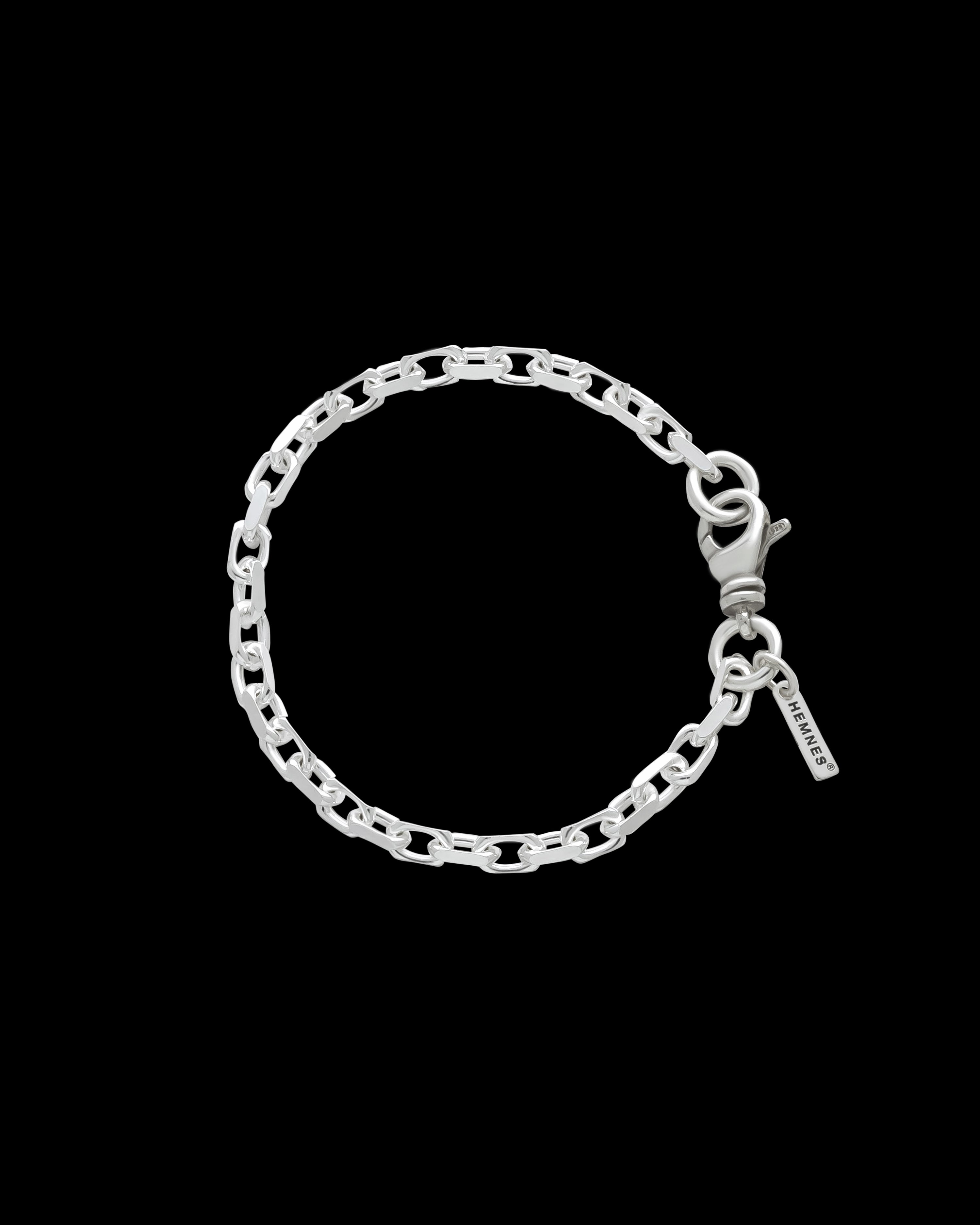 Diamond Cut Anchor Chain Bracelet [4.6mm]