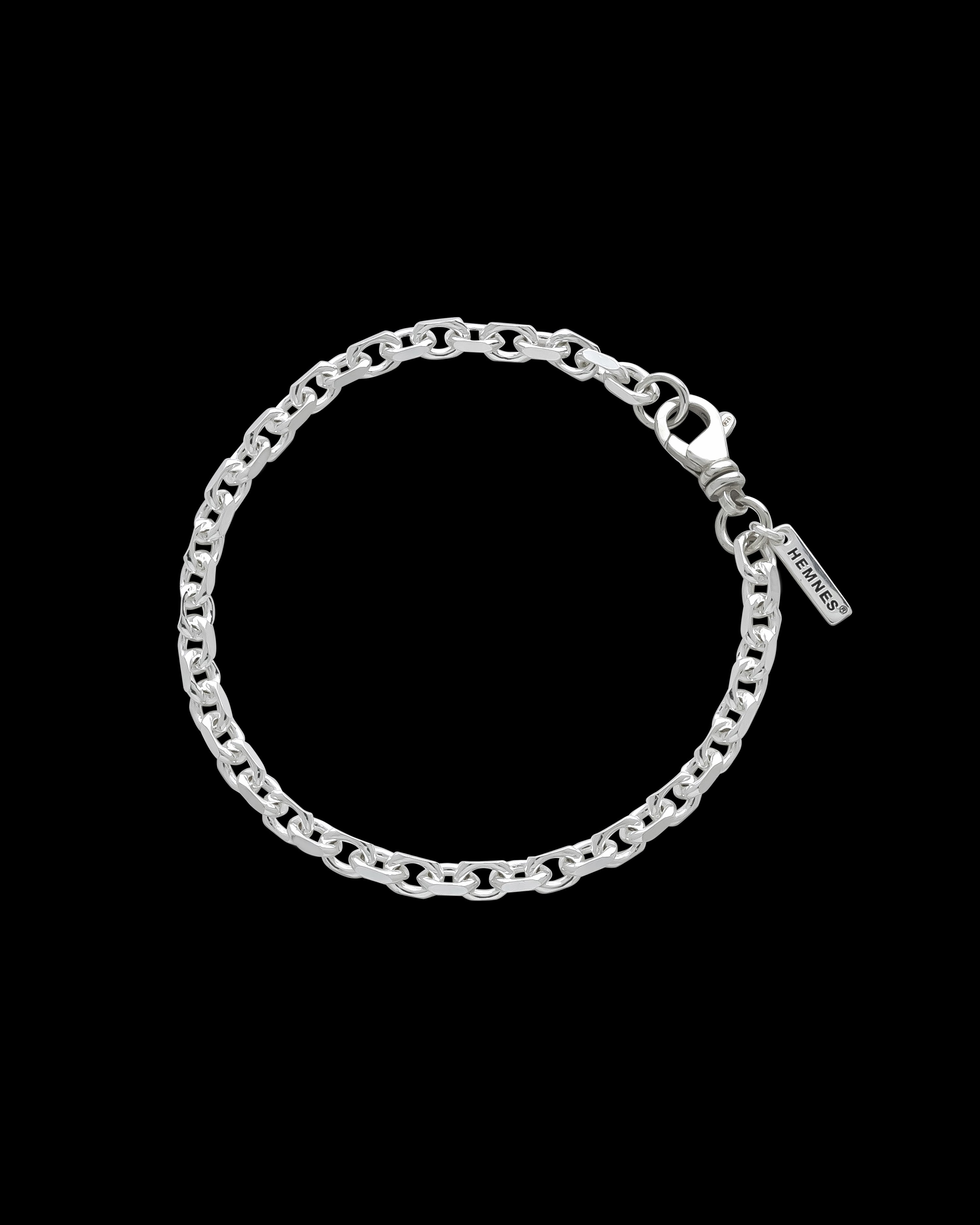 Diamond Cut Anchor Chain Bracelet [3.2mm]