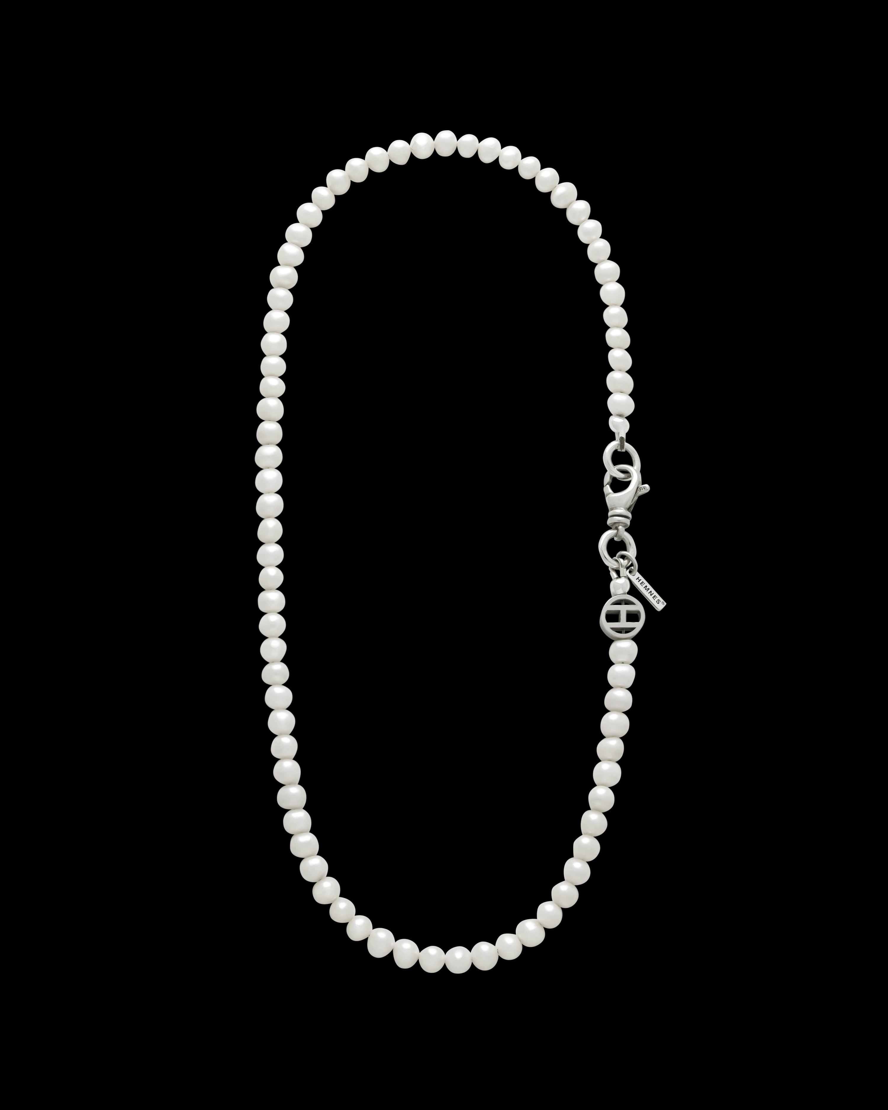 Freshwater Pearl Necklace with 'H' Charm