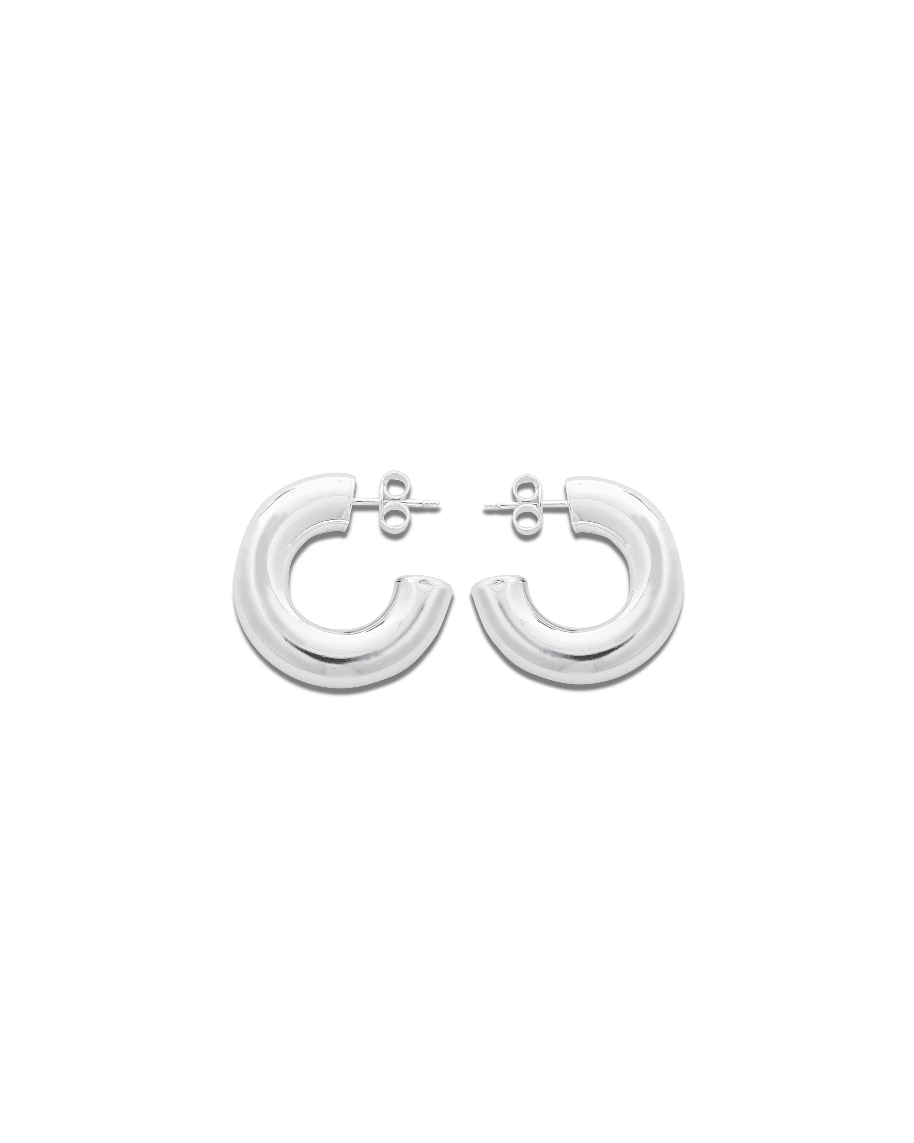 Puff Hoop Earrings