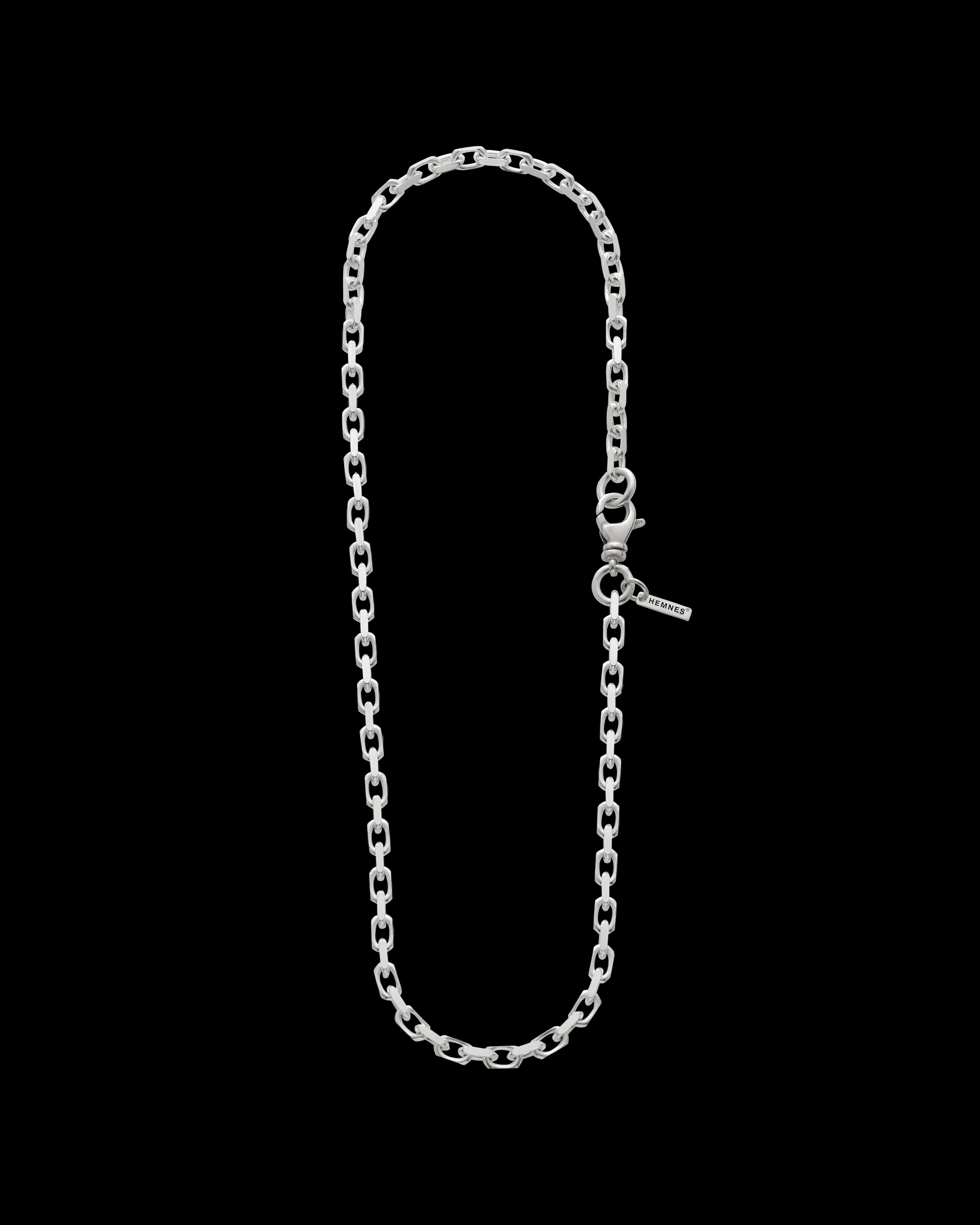 Diamond Cut Anchor Chain Necklace [4.6mm]