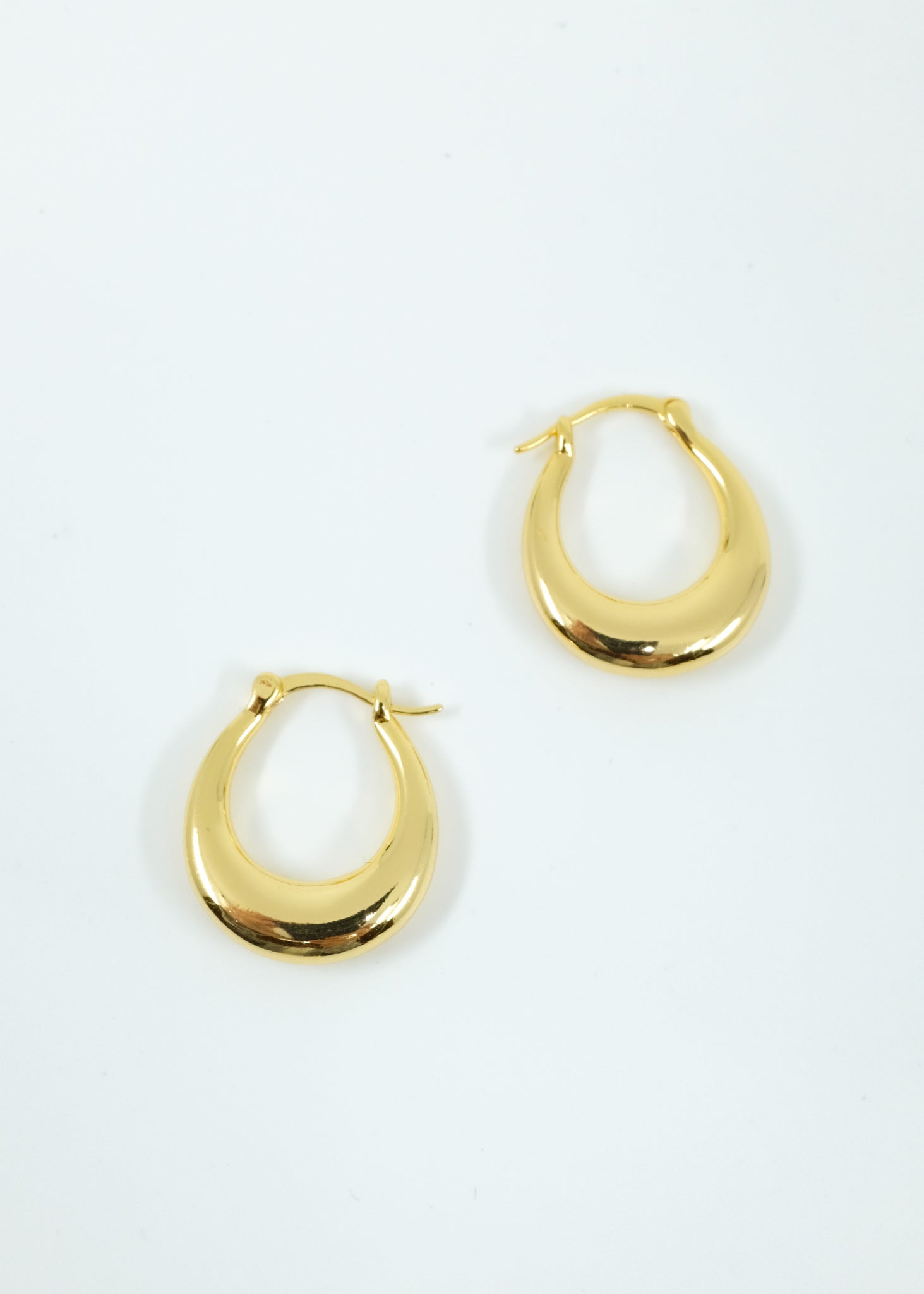 Gold Thick To Thin Hoops