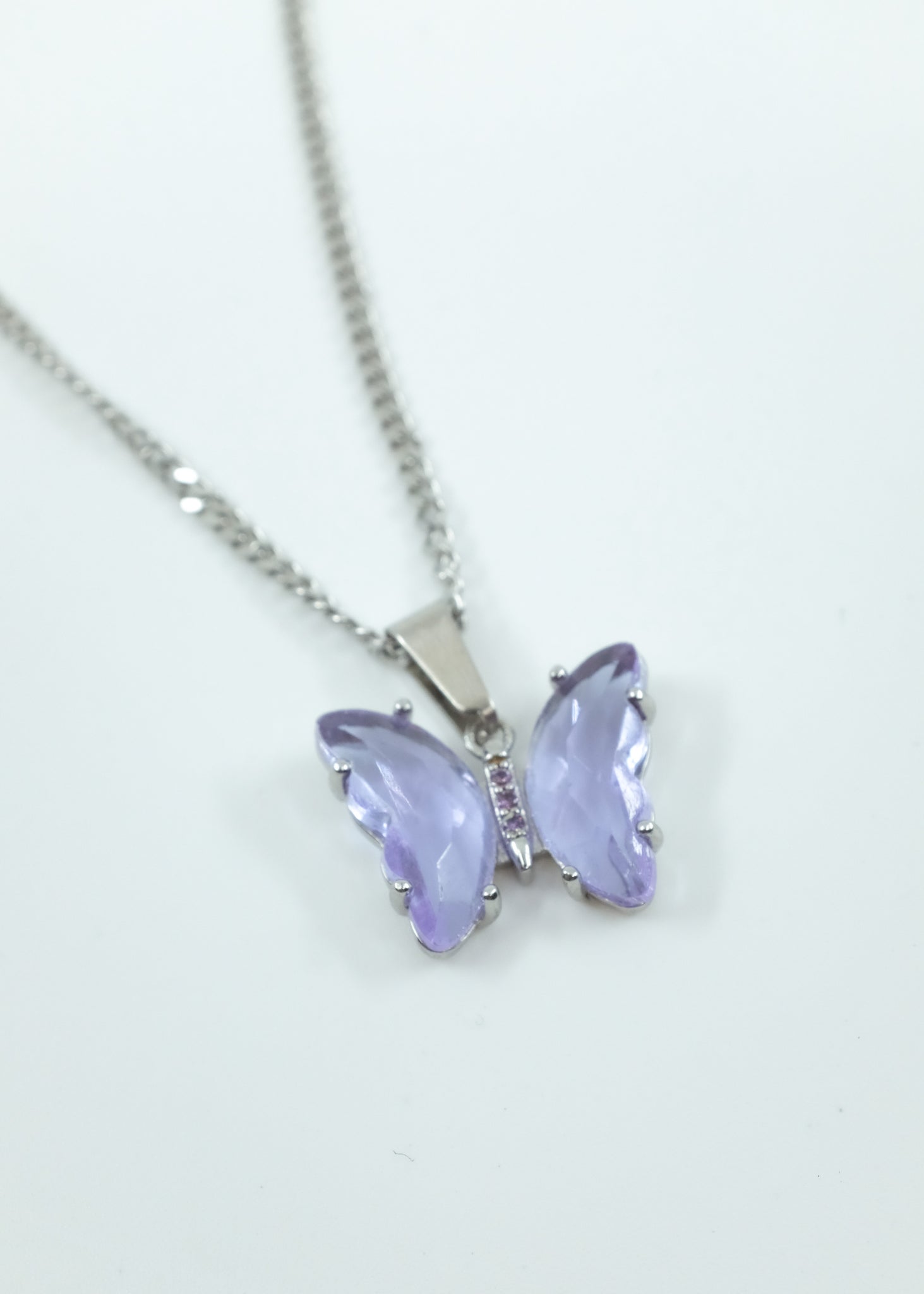 Crystal Butterfly Necklace (1/1)