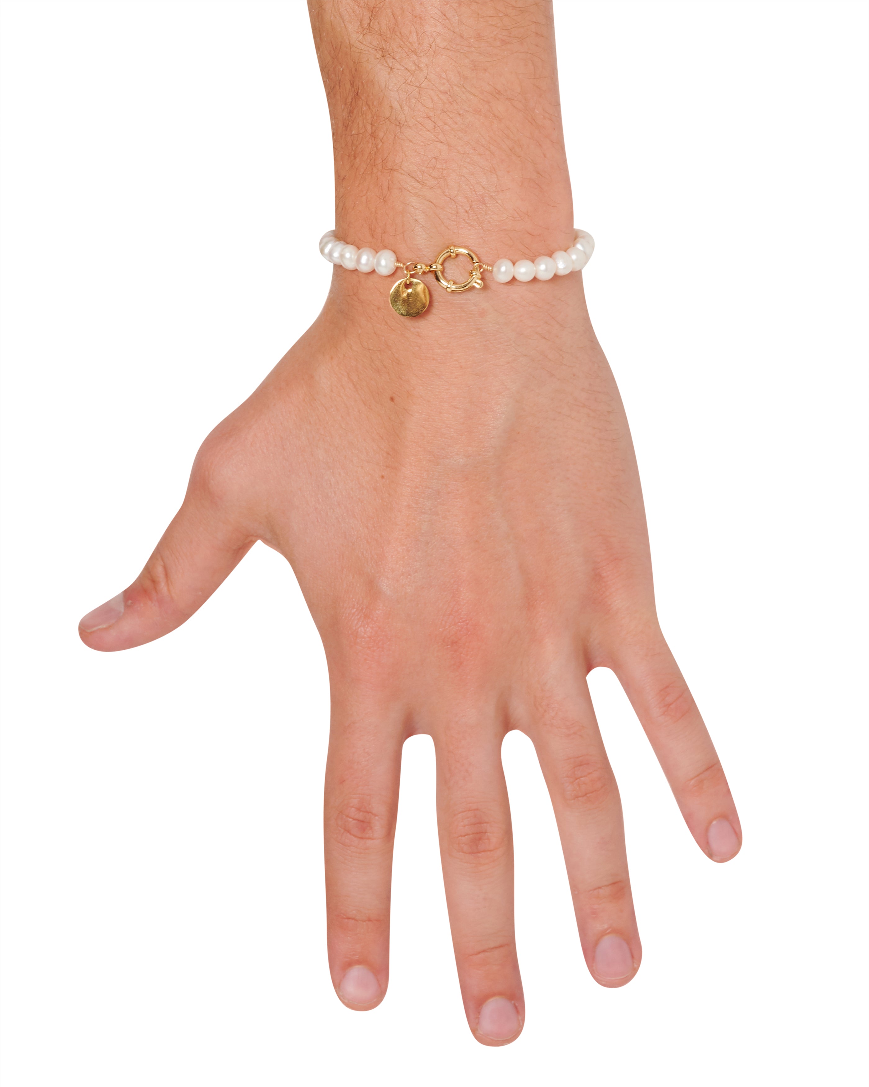 GOLD PEARL BRACELET - HEMNES